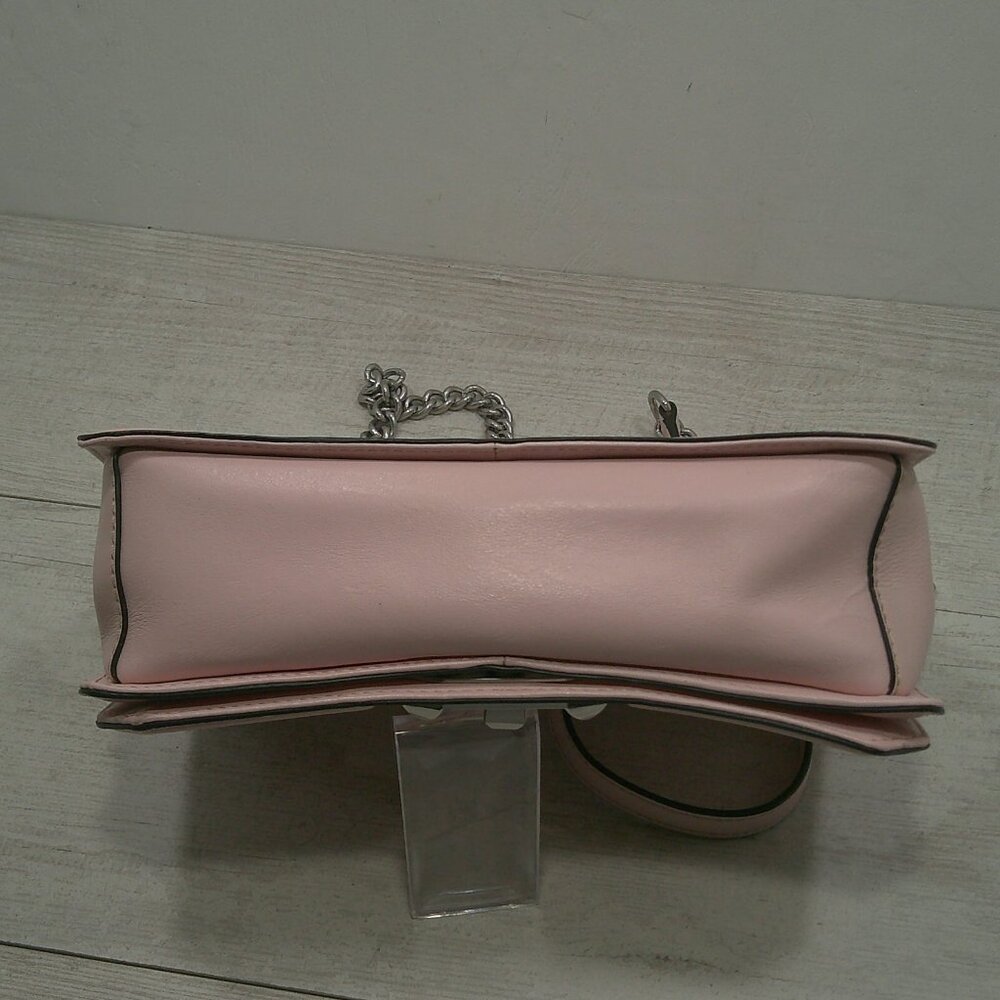 Rebecca Minkoff Baby Pink Channel Quilted Leather Handbag | Purse | Pocketbook - Picture 3 of 12